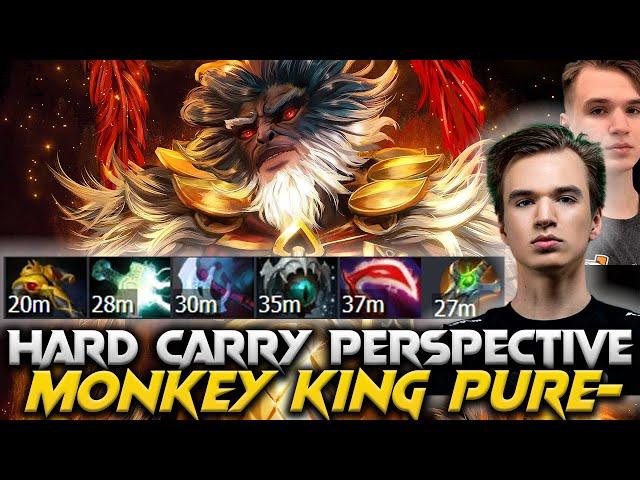 Pure- Monkey King The Hard Carry - Dota 2 Pro Full Gameplay 7.37E #pure #monkeyking