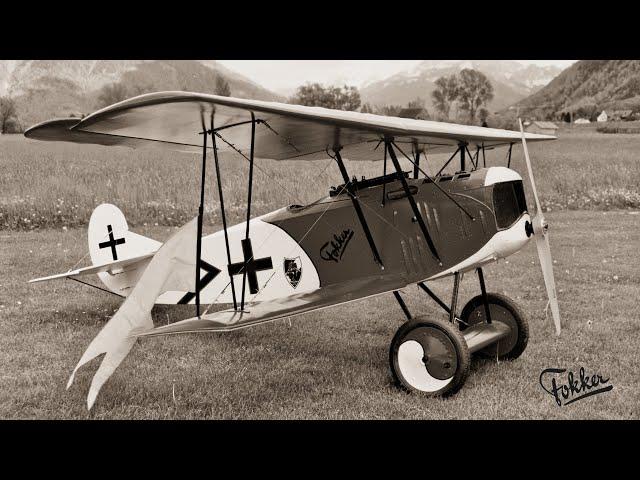 worth seeing FOKKER D.VII scale 1:3 Rainer Mattle "short film in old style"