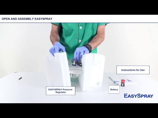 EasySpray Baxter Pressure Regulator Open and Assembly