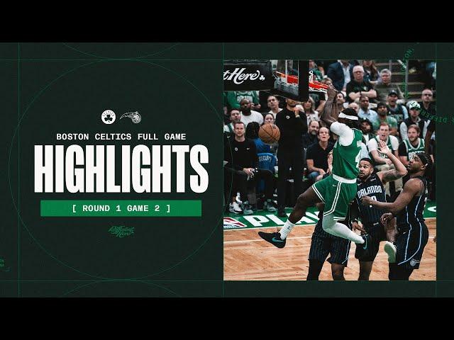 Boston Celtics vs. Orlando Magic | Full GAME 2 Highlights | 2025 NBA Playoffs | Round 1