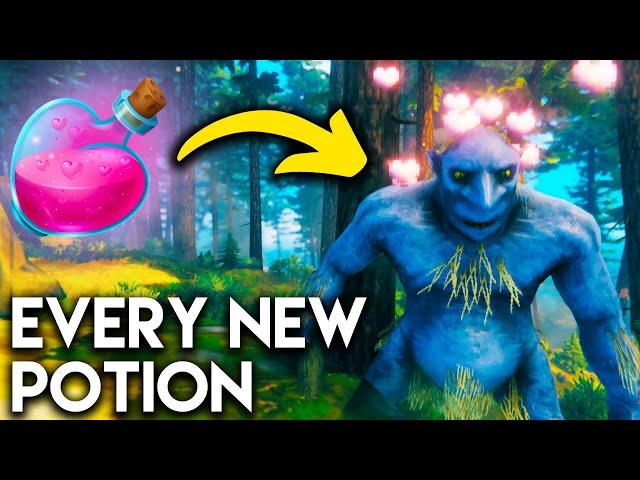 Valheim: How To Craft + Use Every New Potion!