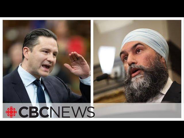 'I'm right here, bro': Singh, Poilievre have heated exchange during question period