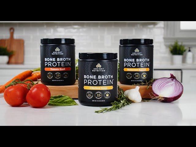 Bone Broth Protein Sipping Broths | Ancient Nutrition