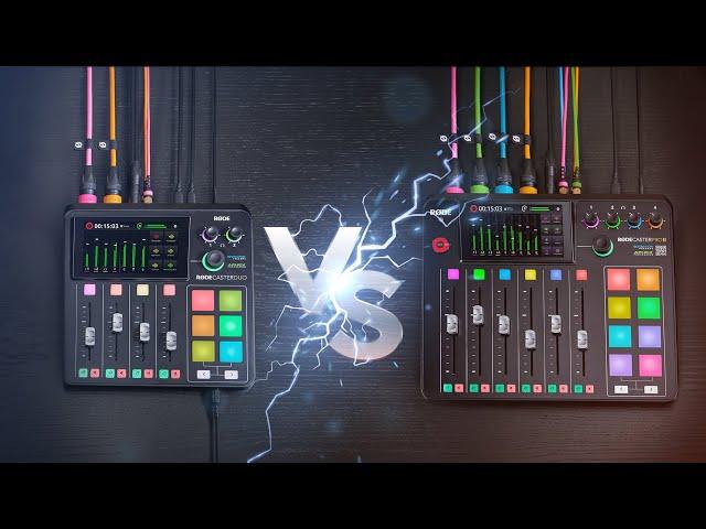 RØDECaster Pro II vs RØDECaster Duo - Side-by-Side Comparison