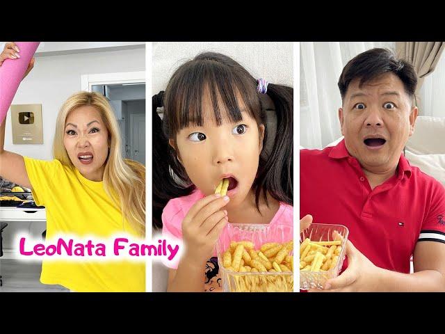 I punished dad  LeoNata family  best TikTok video