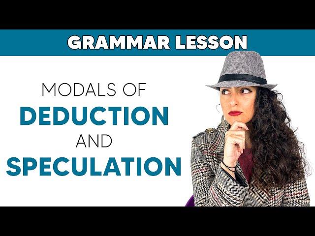 How to use MODALS of Deduction & Speculation in the PRESENT ‍️