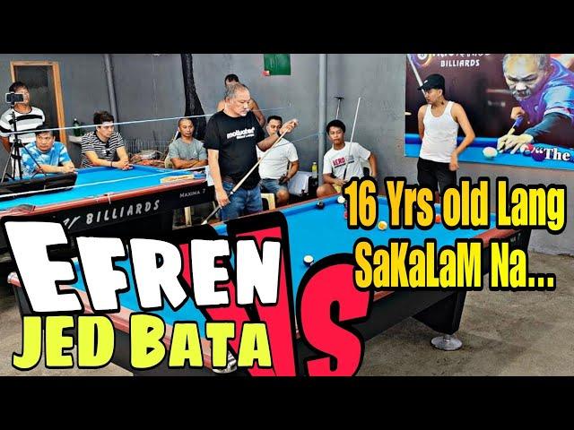 RE-LIVE  2|2  EFREN BATA REYES vs 16yrs old JED "BATA" De Castro [ PAREHAS ] RACE 20 @BATANGAS