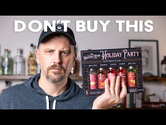 I tried holiday cocktail gift sets