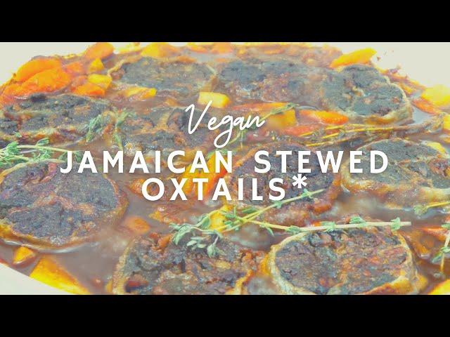 THE BEST CARIBBEAN STEWED OXTAILS*| How To Make Vegan Oxtails* | Diri Djon Djon | Korenn Rachelle