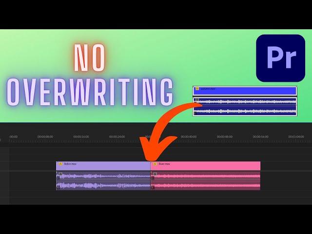 Move & Insert Clips Without Overwriting: Premiere Pro