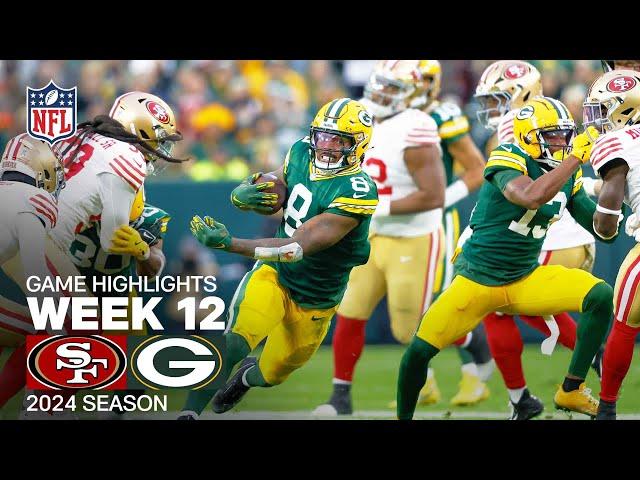 San Francisco 49ers vs. Green Bay Packers | 2024 Week 12 Game Highlights