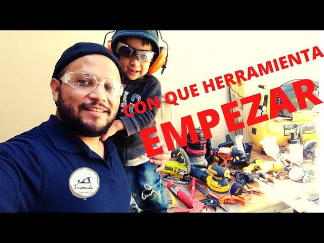 Herramientas para iniciar en CARPINTERIA