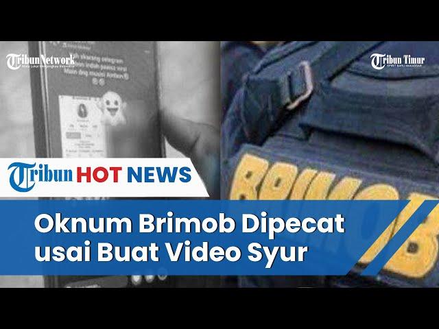 Viral Oknum Brimob dengan Selebgram Ambon Perankan Video & Foto Syur, Sekarang Dipecat