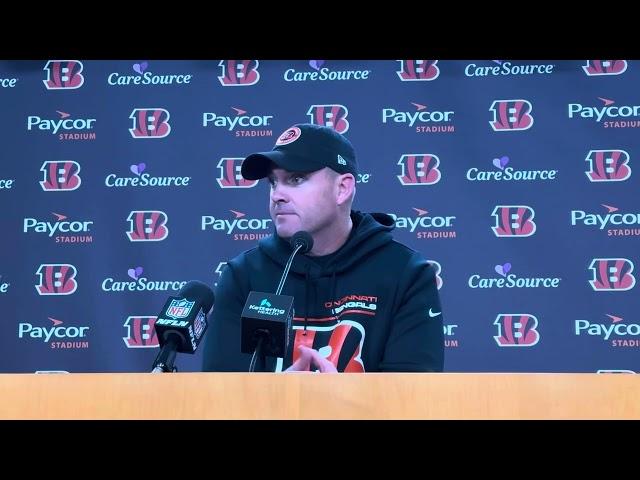 Bengals coach Zac Taylor on another one score loss at hands of Steelers