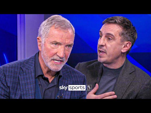 "You're gloating like little children" | Souness and Carragher question Neville on Liverpool 