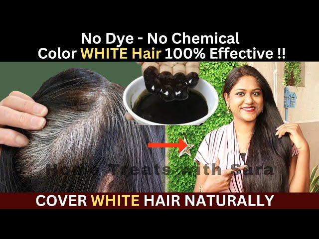 Natural Hairdye at Home Result for all | How to Color White Hair at Home Naturally