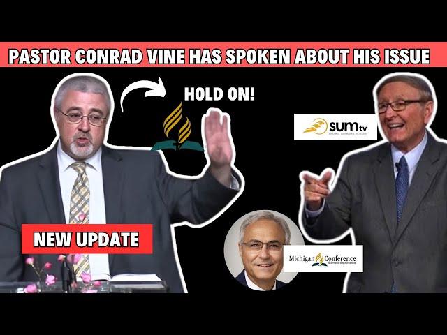 Conrad Vine has spoken out about his issue