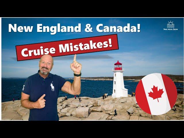 11 Mistakes to avoid so you won’t hate your Canada, New England Cruise! #cruise #cruiseship