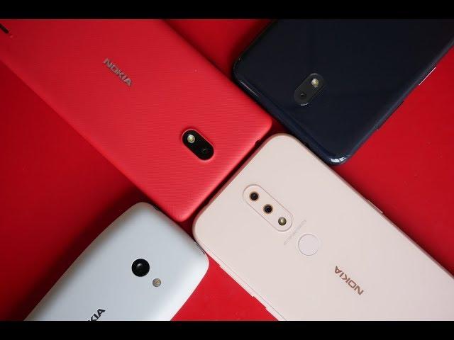 Nokia 4.2, Nokia 3.2, Nokia 1 Plus, and Nokia 210 Hands-On