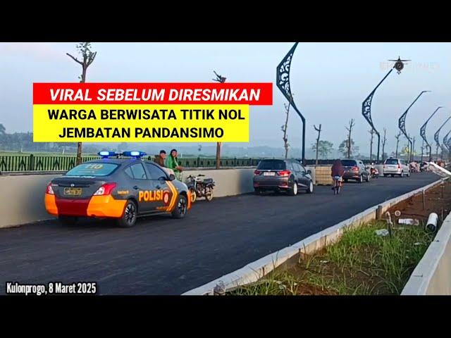  Viral belum Diresmikan ‼️Jembatan PANDANSIMO Yogyakarta - Warga Berwisata - Titik Nol