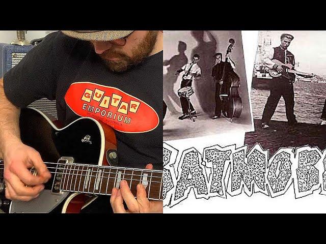 Easy Psychobilly Guitar Tutorial “Mad at You” Batmobile Full song Lesson - Adrian Whyte