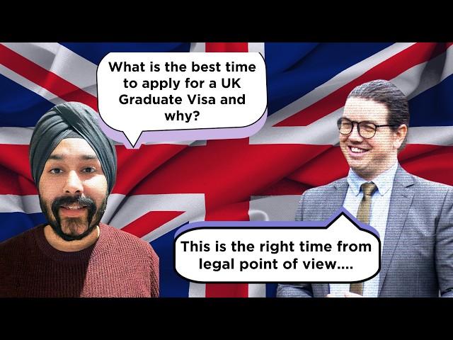 UK Graduate visa | When to apply | New entrant salary requirement | UK PSW Rules Ft. Adam Oxborrow