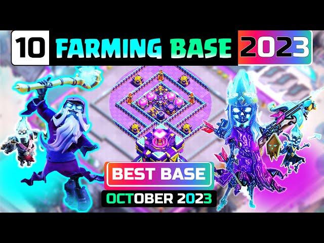 NEW! TH15 FARMING BASES!! Top 10 Town Hall 15 Farm Base Designs 2023 - Clash Guide