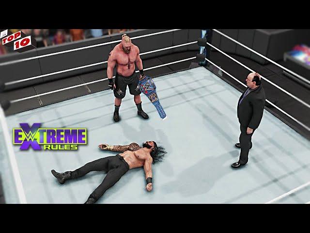 WWE Top 10 Extreme Rules 2021 Predictions! WWE 2K22