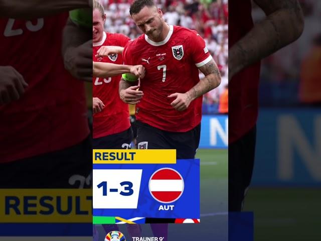 Austria beat Poland.  #euros2024