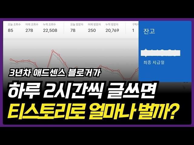 티스토리 블로그 하루 방문자 300명, 현실적인 구글애드센스 수익 공개 I 이슈성 키워드 추천하지 않는 이유