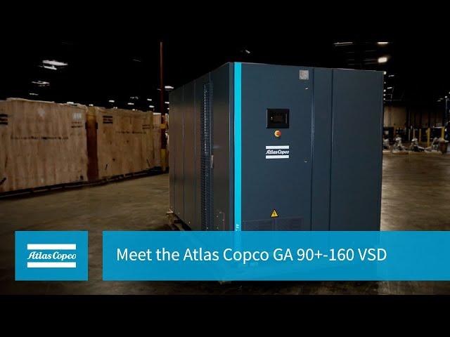 Meet the Atlas Copco GA 90+-160 VSD | Atlas Copco Compressors