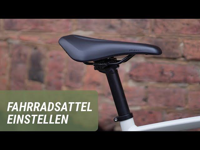 Fahrradsattel richtig einstellen | Prophete