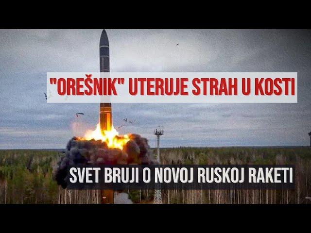 „Orešnik“ uteruje strah u kosti: Lansiranje nove ruske rakete odjeknulo u zapadnim medijima