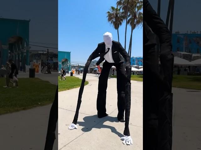 SLENDERMAN is at the BEACH!! ️ #shorts