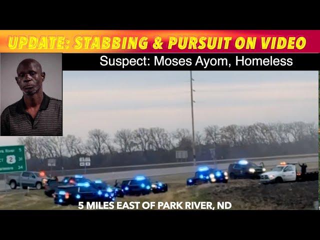 UPDATE: Grand Forks Stabbing, Pursuit Of Suspect Captured On Video