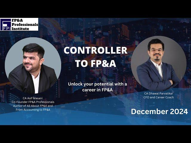 Controller to FP&A || December ||