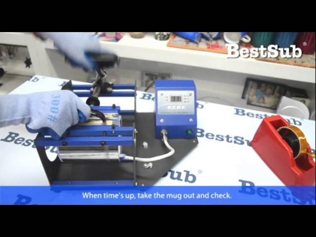 How to sublimate changing color mugs from bestsub