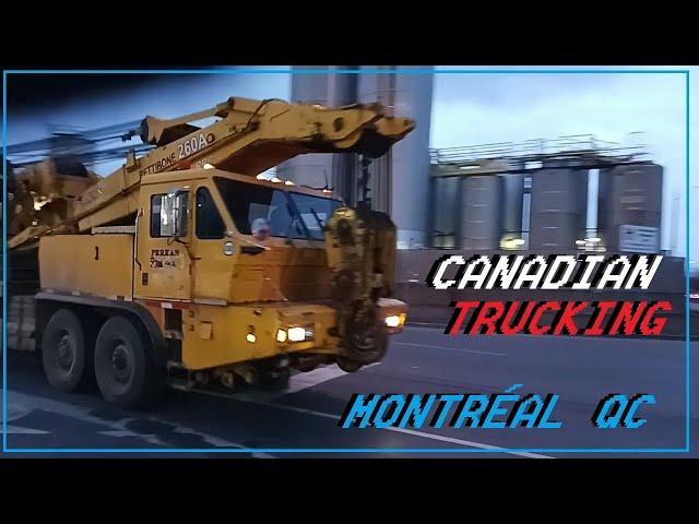 CANADIAN TRUCKING IN MONTREAL QUEBEC DECEMBER 2024 PART 1