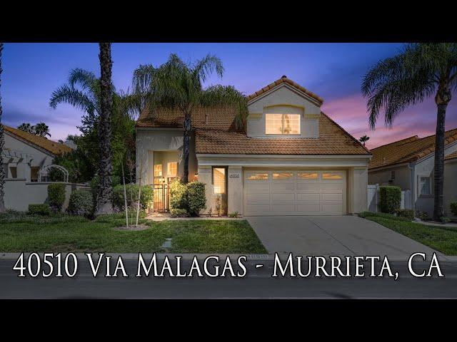 Home for Sale - 40510 Via Malagas, Murrieta, CA ~ Gated 55+ Community