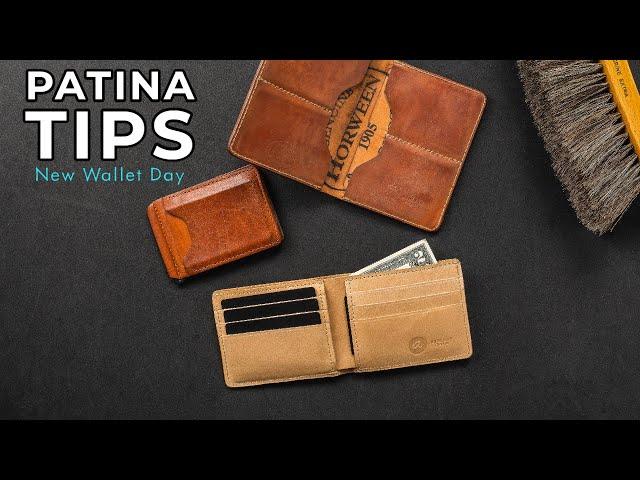 New Wallet Day - Patina Tips