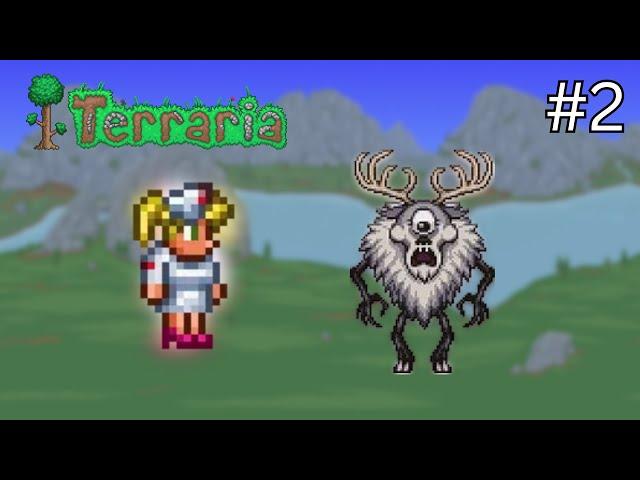 (Terraria) Nurse NPC & Deerclops Ambush - #2