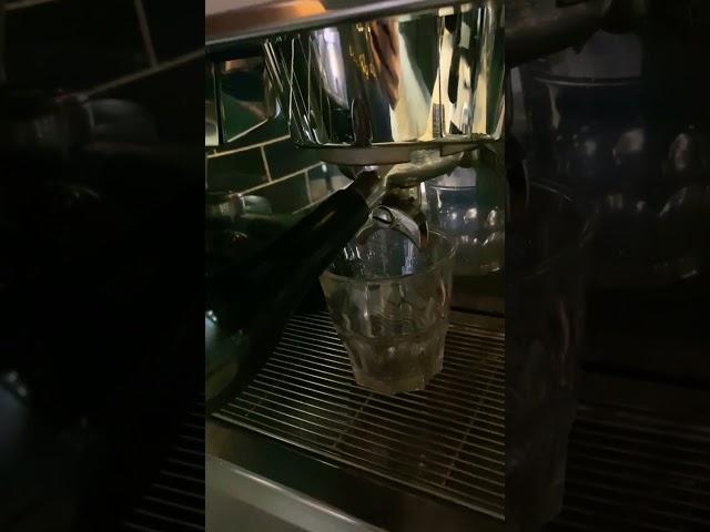 Espresso calibration ️️️ #music #beach #coffee #barista #dubaii #shortvideo