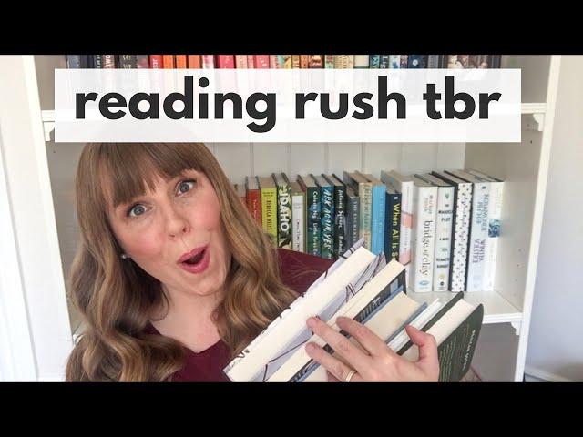 Reading Rush 2020 TBR