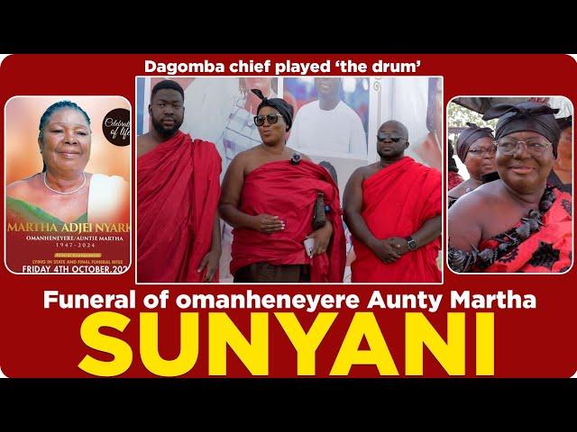 Funeral of Late Sunyani manhene's wife. Sunyani queenmother made it a memorable one