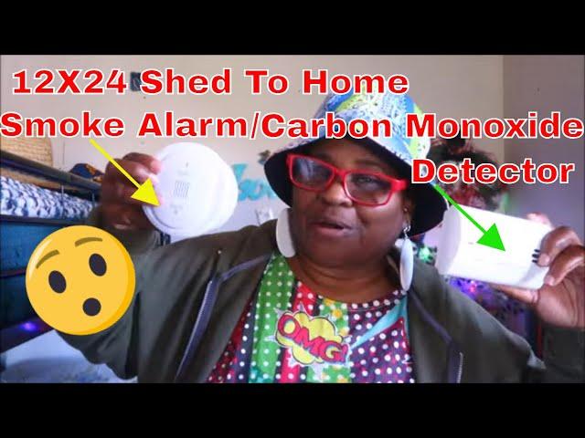 Small Dreams57 Minimalist 12X24 Shed To Home Conversion | Smoke Alarm and Carbon Monoxide Detector