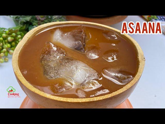 HOW TO MAKE AUTHENTIC GHANA ASAANA | ASAANA DRINK RECIPE | GHANAS FAVORITE LOCAL DRINK | LIHA