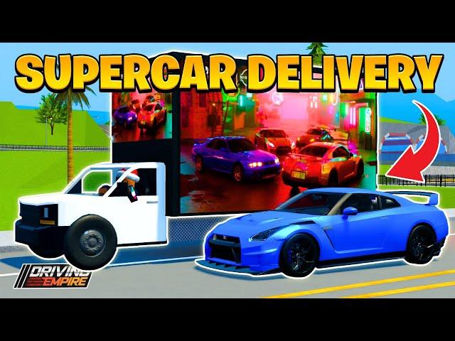 *EPIC* Supercar Delivery In Driving Empire!