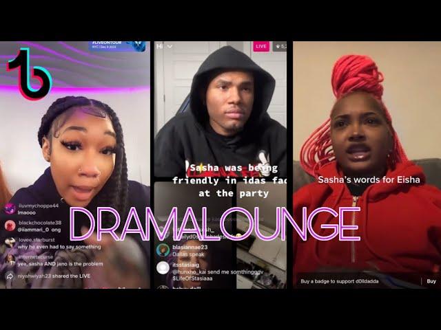 SASHA SHARK AND EISHA DRAMA *they both go live* |DramaLounge