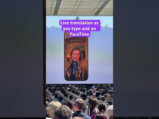 Live translations is now on Messages, FaceTime, and calls.