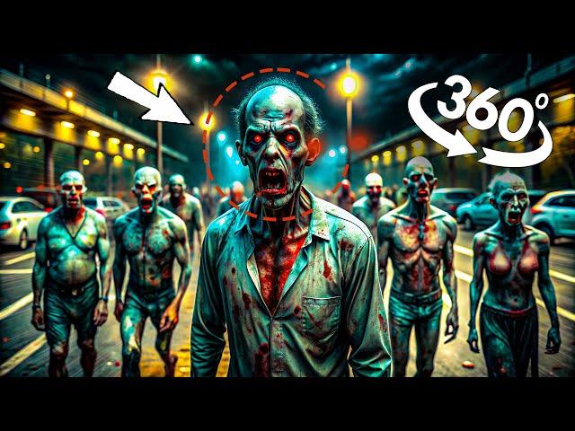 I Fight a Hundred Zombies in a Parking Lot: Who Will Win?  -  4K VR Experience